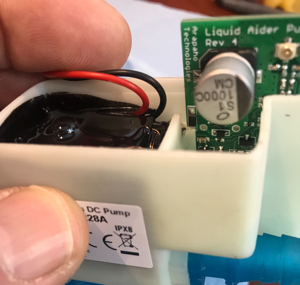 Liquid Aider Pump PCB and motor