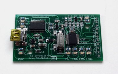 Production NRF24LE1 Programmer PCB