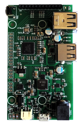 Solar Pi Platter PCB Assembly