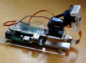 webcam with servos based on Solar Pi Plaltter