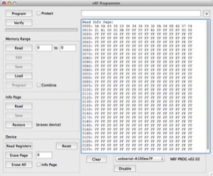 nRF Programmer software