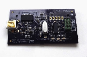 nRF24LE1 programmer PCB