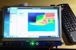 Beaglebone Black with 7" LCD display and window application