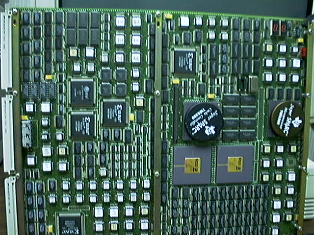 Series 6E CPU board - lots of chips!